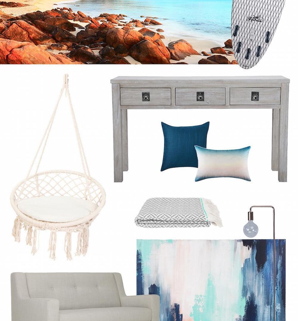 coastal living moodboard
