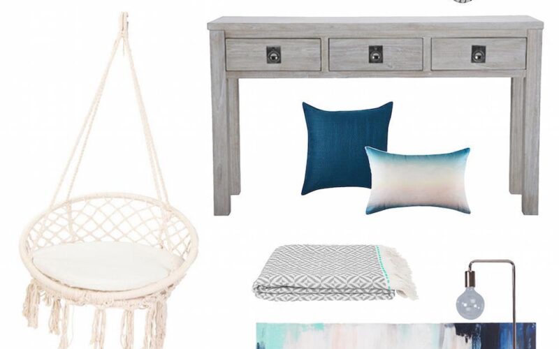 coastal living moodboard