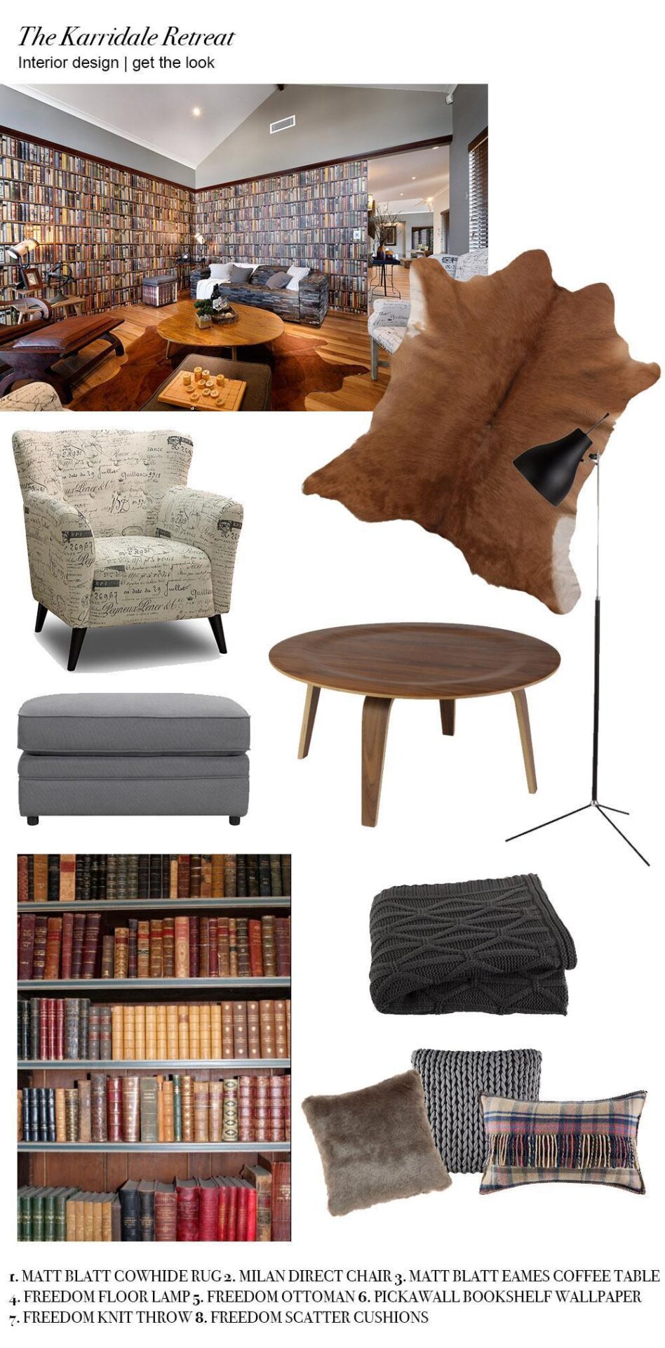 interior design mood board