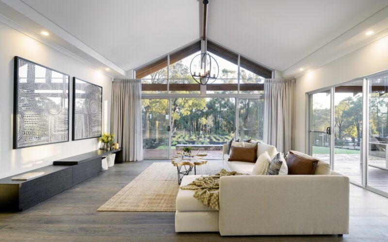 The twin view country home