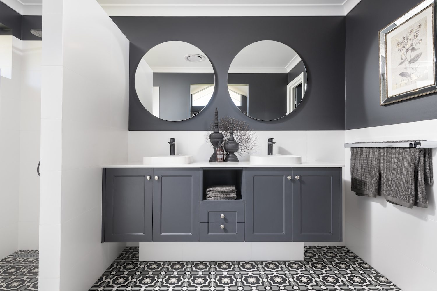 his and hers vanity