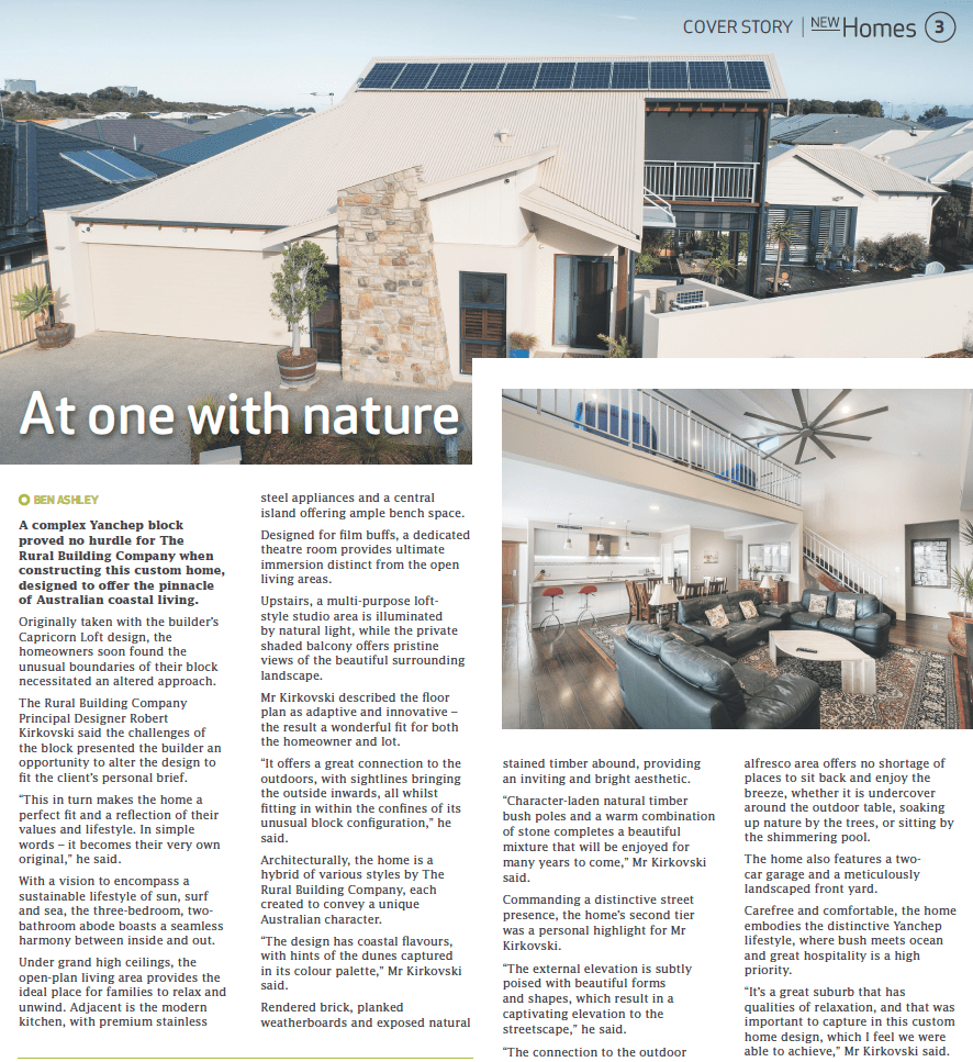 at one with nature article