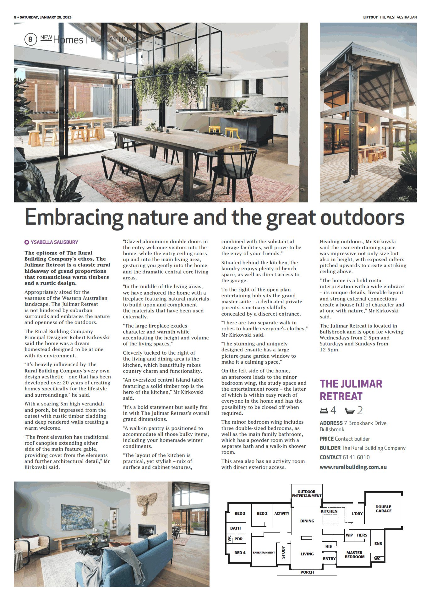 embracing nature and the great indoors article by the west australian