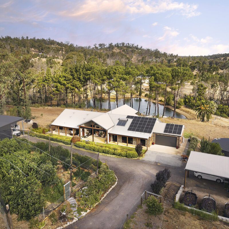 Rural Building Co Tingle View inspired custom home in Gidgegannup winner of the 2024 HIA Australian Project Home