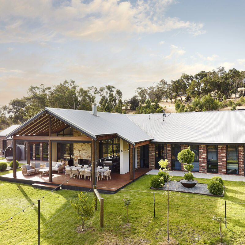 Rural Building Co Tingle View inspired custom home in Gidgegannup winner of the 2024 HIA Australian Project Home