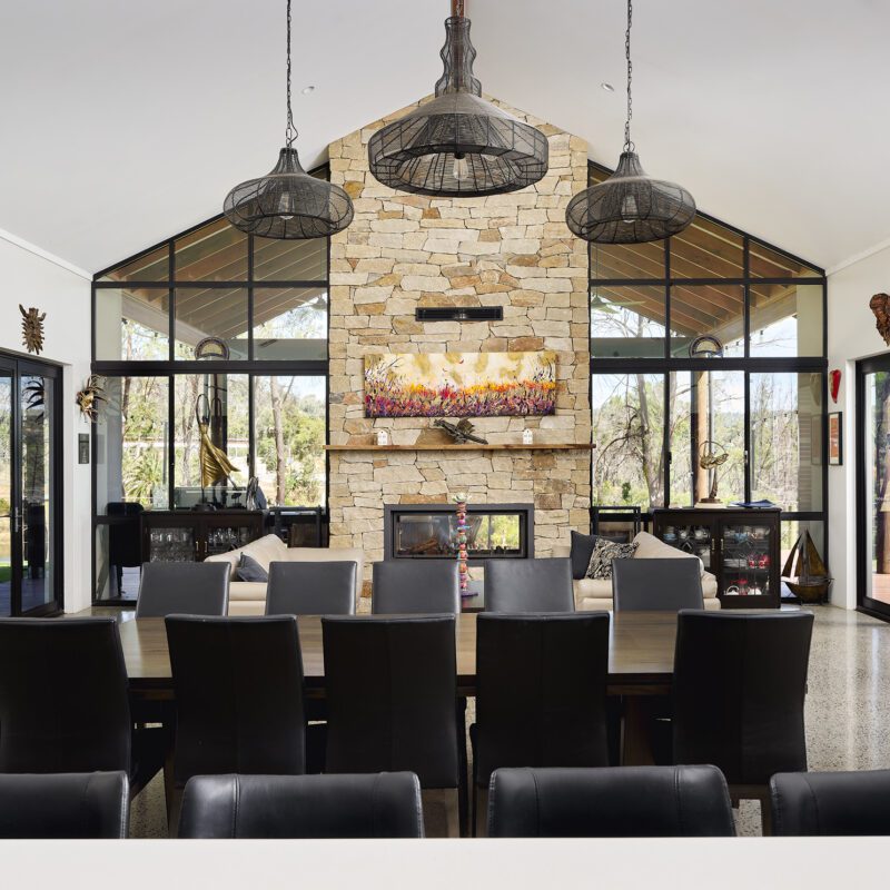 The living space in Rural Building Co
