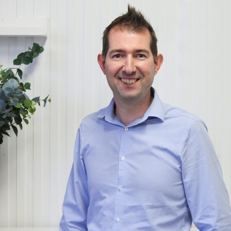 Portrait of Daniel in a display home