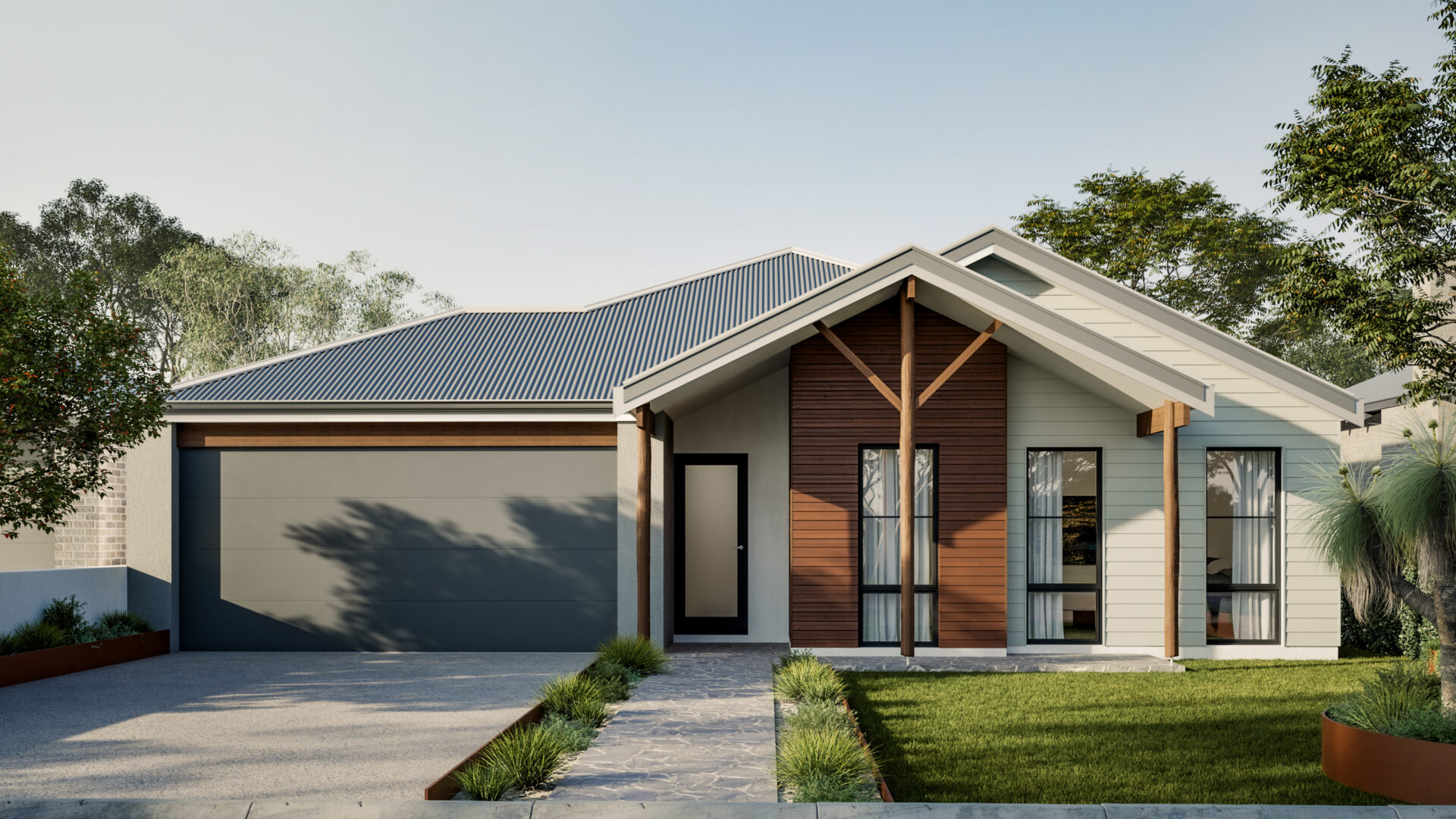 The Pinehill home design render.